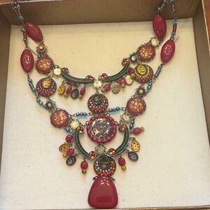 Elegant Multicolor Statement Necklace